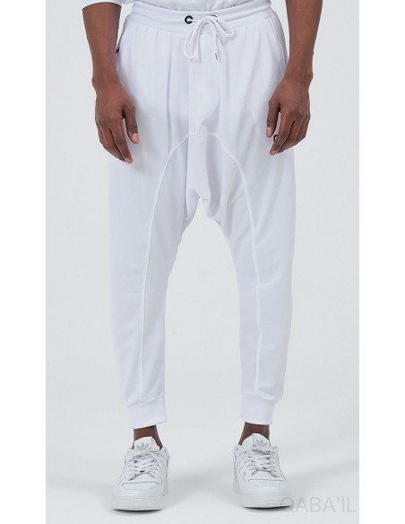Sarouel leger qabail blanc