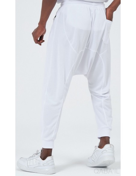 Sarouel leger qabail blanc