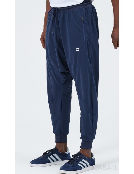 Sarouel leger qabail bleu indigo