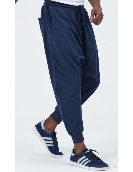 Sarouel leger qabail bleu indigo