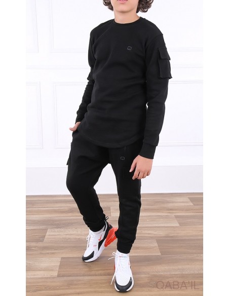 Ensemble qabail enfant sniper Neo noir