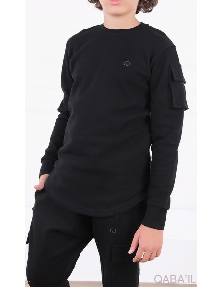 Ensemble qabail enfant sniper Neo noir
