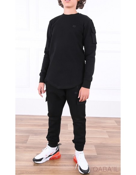 Ensemble qabail enfant sniper Neo noir