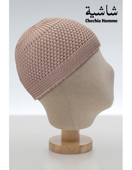 Chechia ensar beige foncé  ref : 693