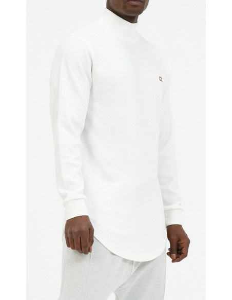 Pull col montant qaba'il ecru
