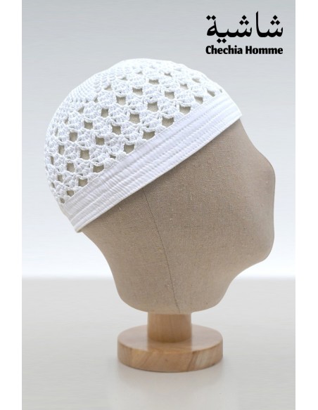 High-end white chechia Ref: 98