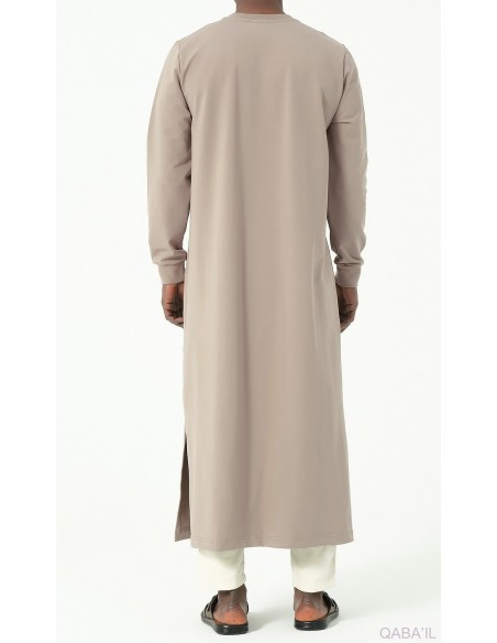 Qamis qabail Sham taupe