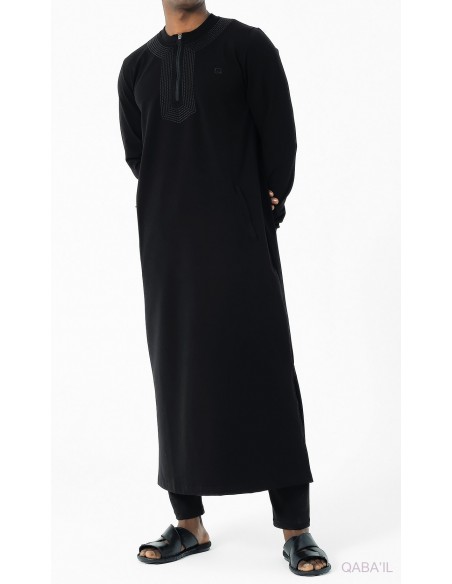 Qamis qabail amwaj noir