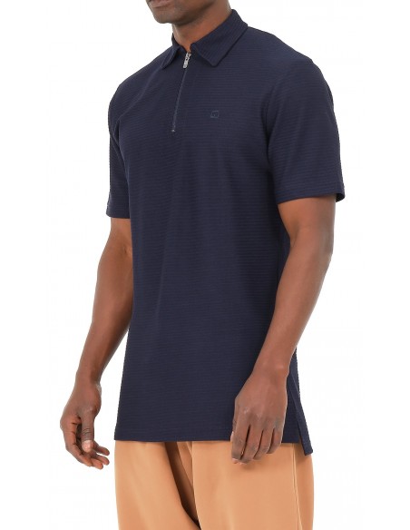 Polo qabail timeless bleu nuit