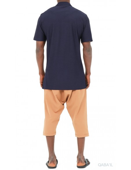Polo qabail timeless bleu nuit
