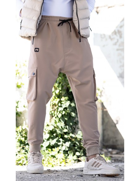 Sarouel cargo qabail bootcamp beige