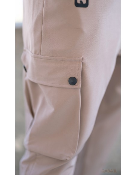 Sarouel cargo qabail bootcamp beige