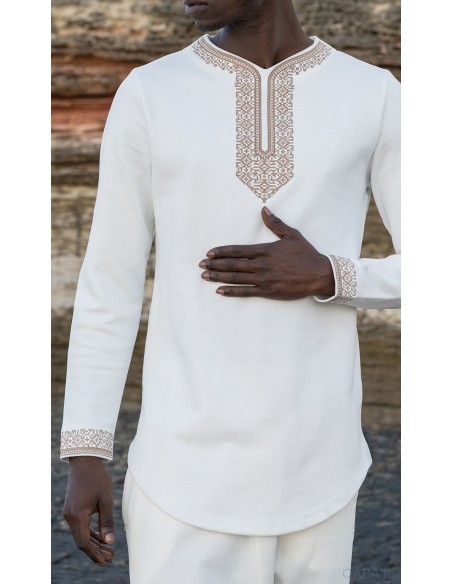 Sweat qabail etniz AWQAS ecru
