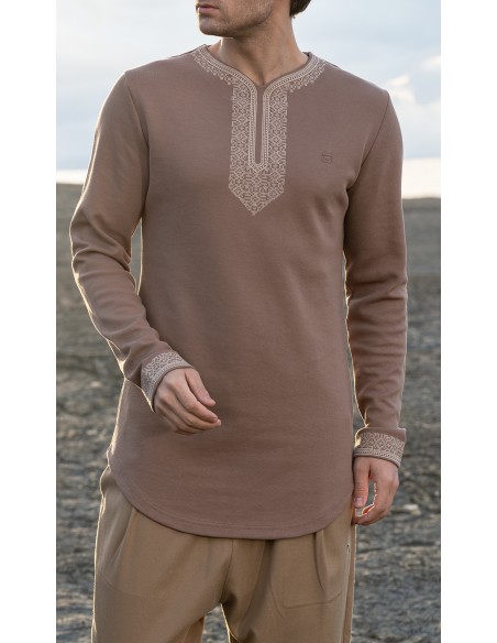 Sweat qabail etniz AWQAS taupe