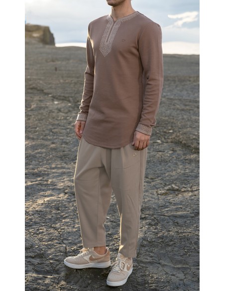 Sweat qabail etniz AWQAS taupe