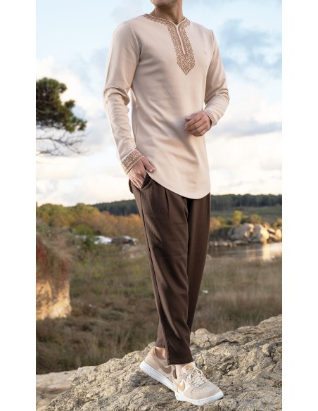 Sweat qabail etniz AWQAS beige