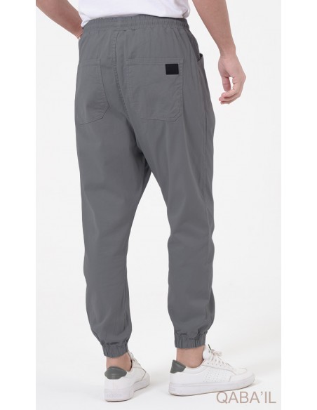 Sarouel qabail activ stretch gris anthracite