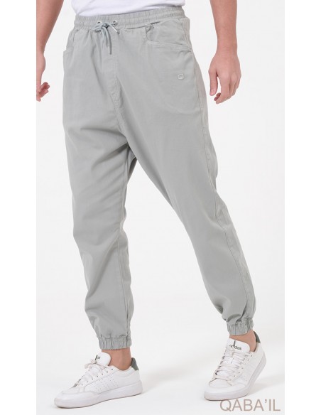 Sarouel qabail activ stretch gris clair