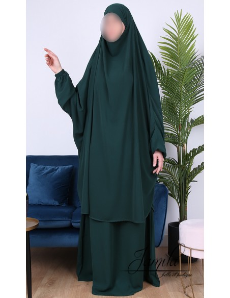 Jilbeb 2-delige rok Jamila groente