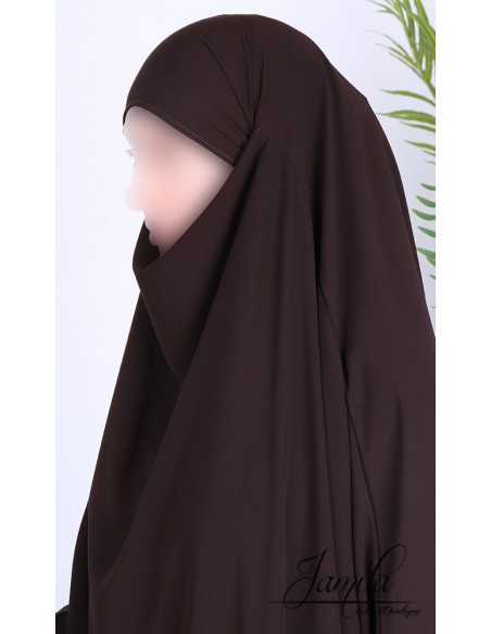 Jilbeb 2-delige rok Jamila bruin