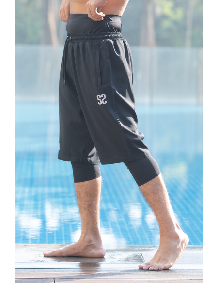 Sarouel de bain Wassat schwarz