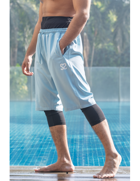 Sarouel de bain Wassat blau