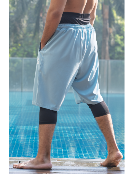 Sarouel de bain Wassat blau