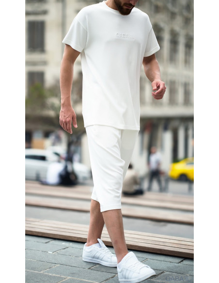 Ensemble qabail oversized ecru