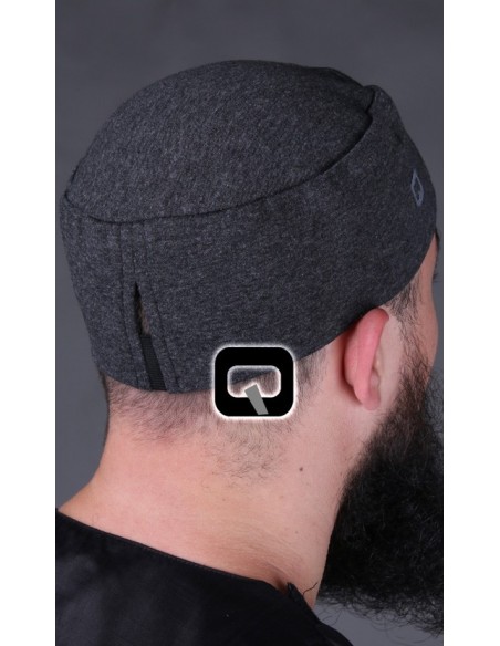 chachia qaba'il donkergrijs