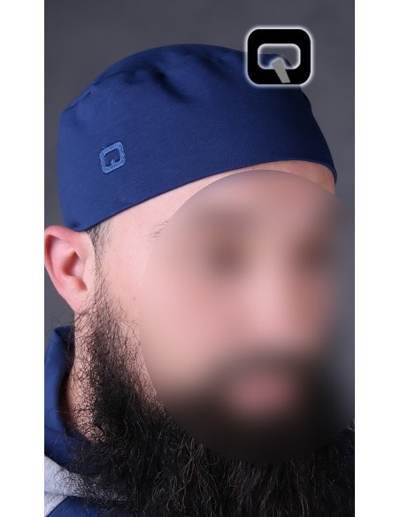 chachia qaba'il indigo blauw