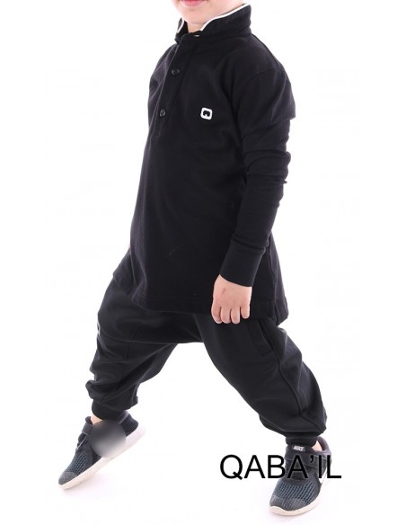 Polo qaba'il enfant noir