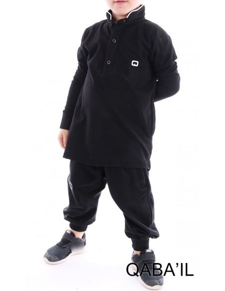 Polo qaba'il enfant noir