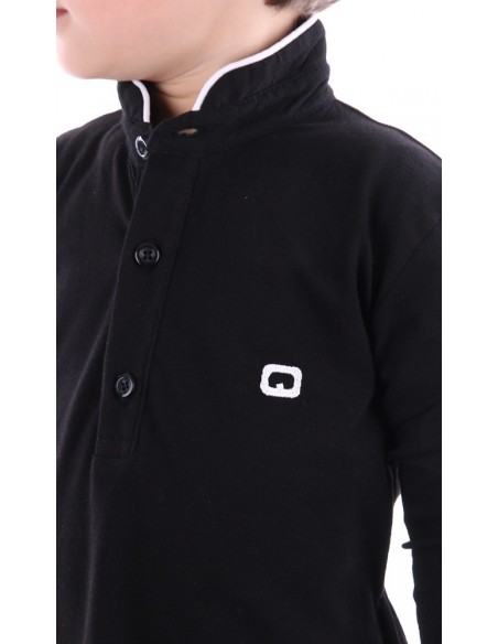 Polo qaba'il enfant noir