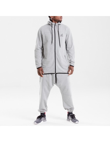 saroual jogging dc jeans usual fit gris chiné