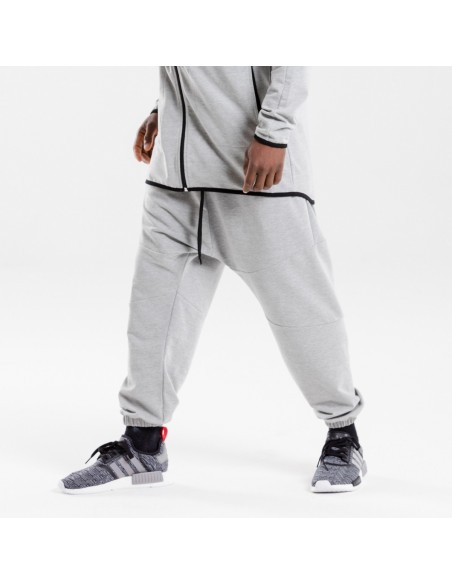 saroual jogging dc jeans usual fit gris chiné