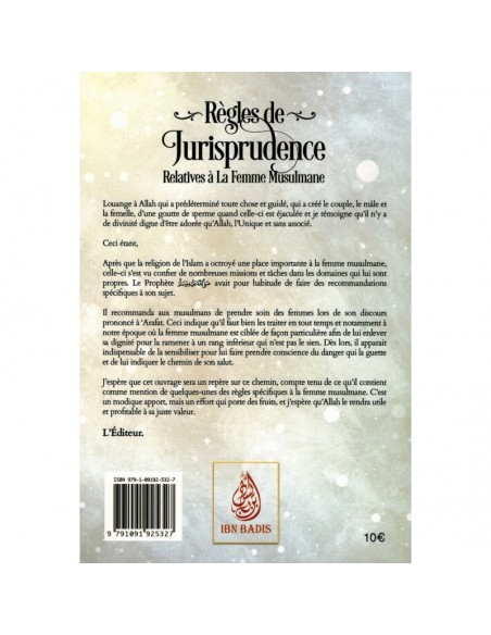 Règles de jurisprudence relatives à la femme musulmane