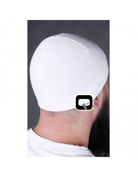 Bonnet qaba'il blanc