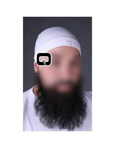 Bonnet qaba'il blanc