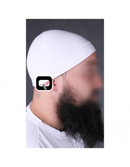 Bonnet qaba'il blanc