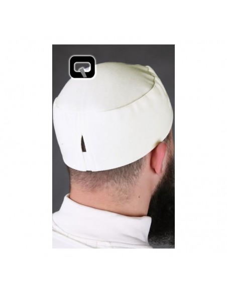 chachia qaba'il blanche creme