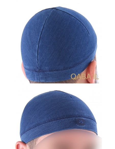 Bonnet qaba'il jean clair