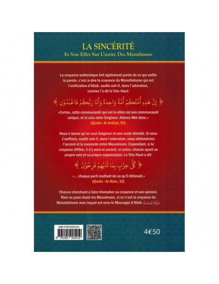 Aufrichtigkeit und ihre Wirkung auf die Einheit der Muslime
