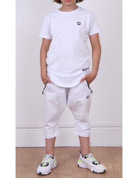 Ensemble Qaba'il nautik enfant blanc