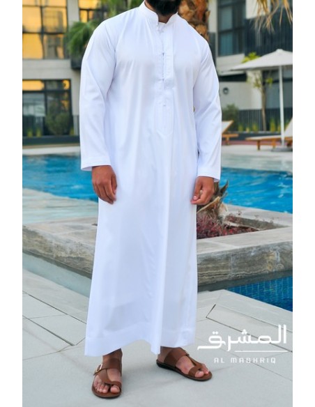 Bahreinischer Qamis "AL MASHRIQ" weiß