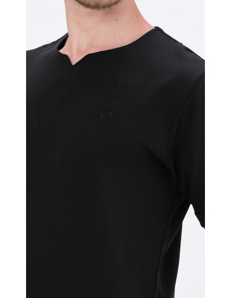 Tee shirt azur qaba'il noir