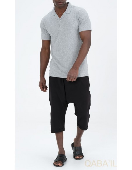 qaba'il Aldo polo shirt light grey