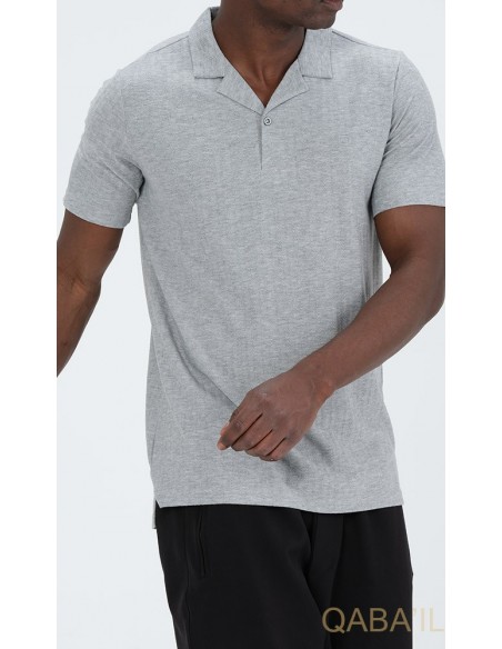 qaba'il Aldo polo shirt light grey