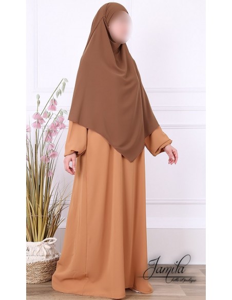 Khimar Jamila 2 sluiers kaneel