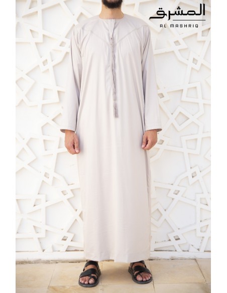 Emiratischer Qamis "AL MASHRIQ" in Taupe
