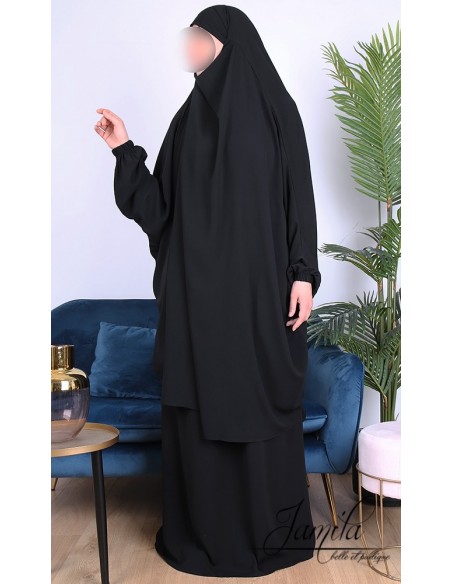 Jilbeb 2 pièces jupe Jamila noir